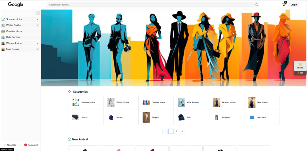 ECOM-FRONT<-->Laravel & Vue.