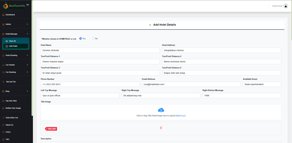 HOTEL-BACK<-->Laravel & Vue.